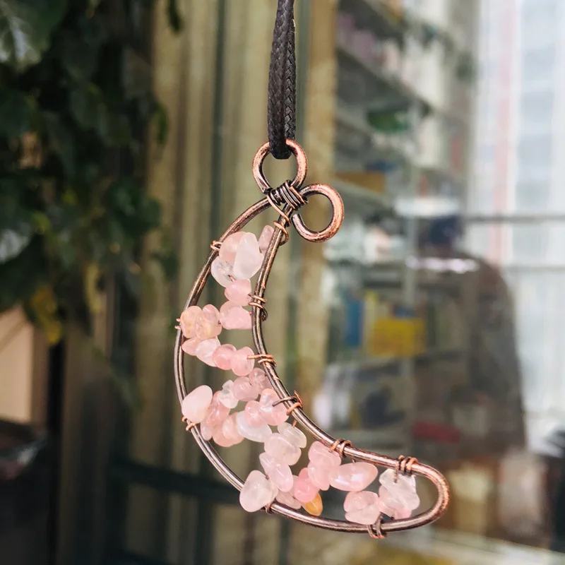 7 чакр красочное ожерелье из искусственного камня проволочное с подвеской в виде