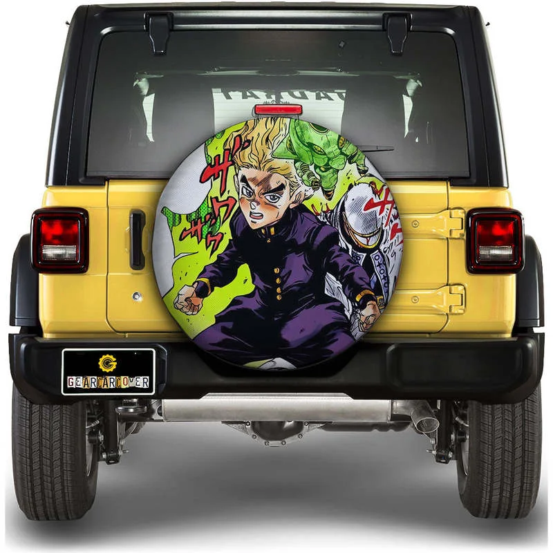 

Koichi Hirose Spare Tire Covers Custom JoJo's Bizarre Adventure Anime Car Accessories
