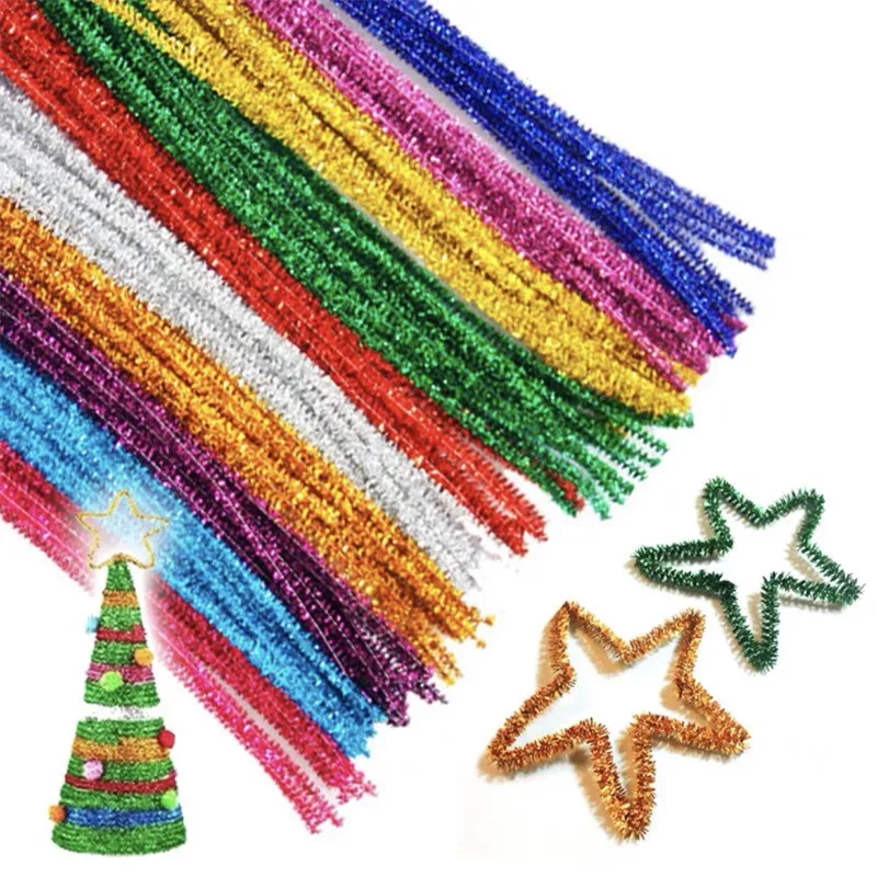 10000 шт. блестящие стебли синели Детские креативные игрушки сделай сам плюшевые