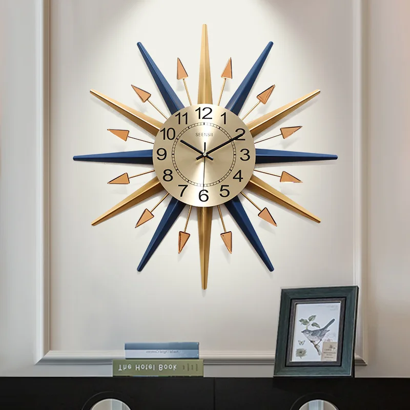 

Silent Wall Clock Digital Modern Home Decoration Office Large Wall Clock Decoration Items Nordic Relojes Living Room Decoration