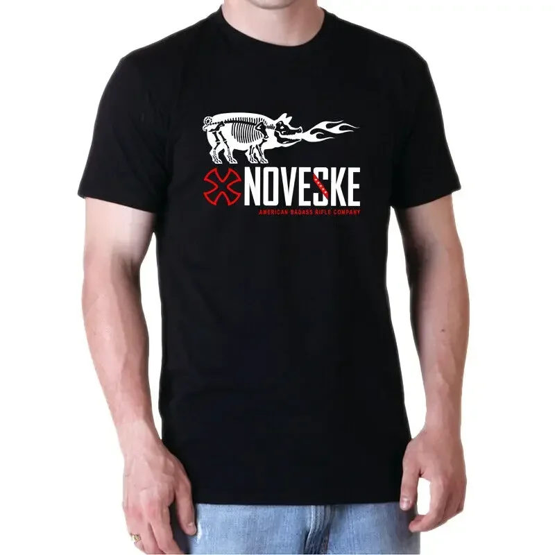 Новинка черная футболка Noveske Rifleworks с рисунком женская длинными рукавами