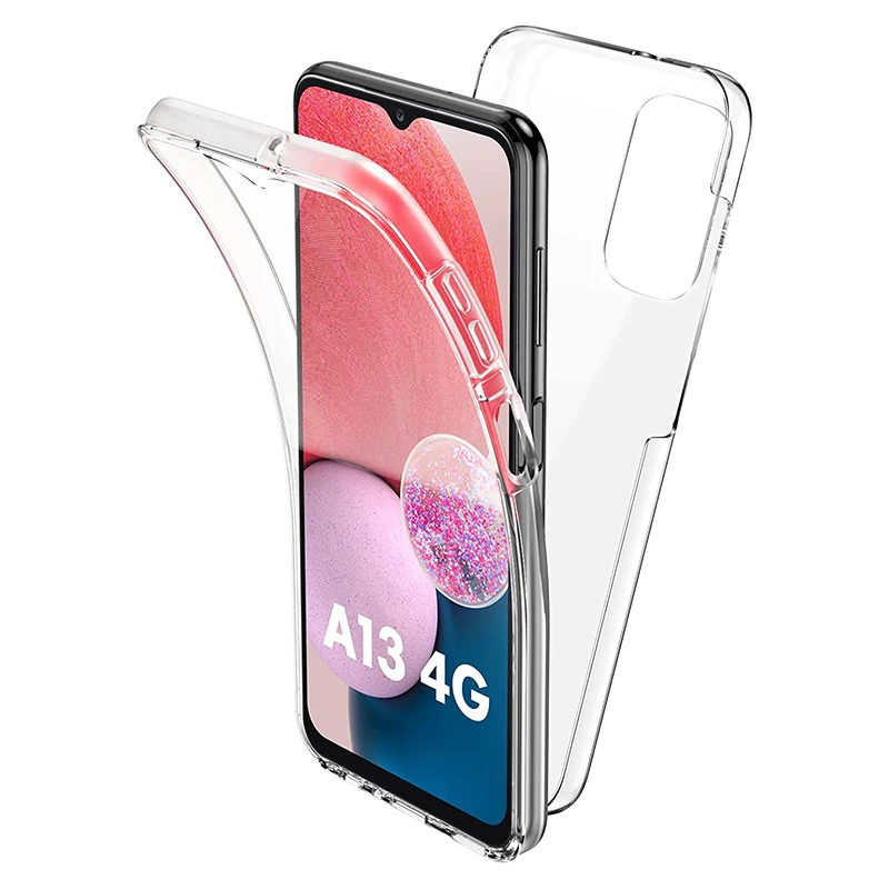 

360° Full Cover Silicone Case For Samsung Galaxy A13 A33 A53 A73 A12 A22 A32 A52 A72 A11 A21 A51 A71 A50 A70 M01 M21 M31 PC Hard