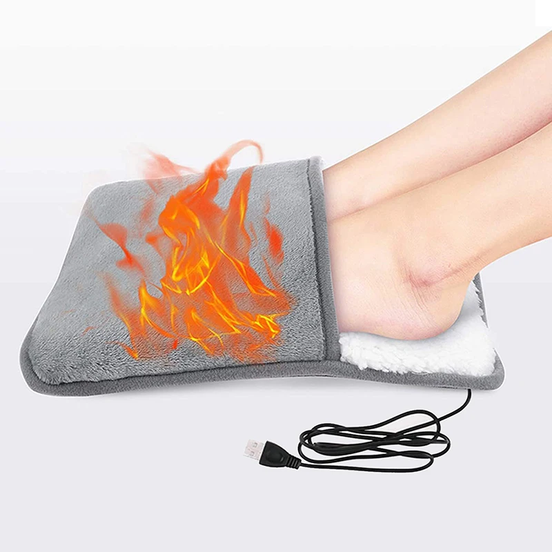 

Winter Feet Warming Slippers USB Electric Foot Heater 2023