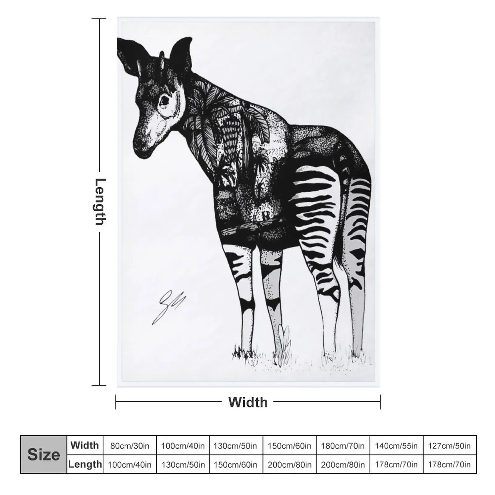 Фото Плед Okapi: Роскошный, мягкий, плюшевый, в клетку, для пляжа, кроватей, кемпинга, детский плед. №2