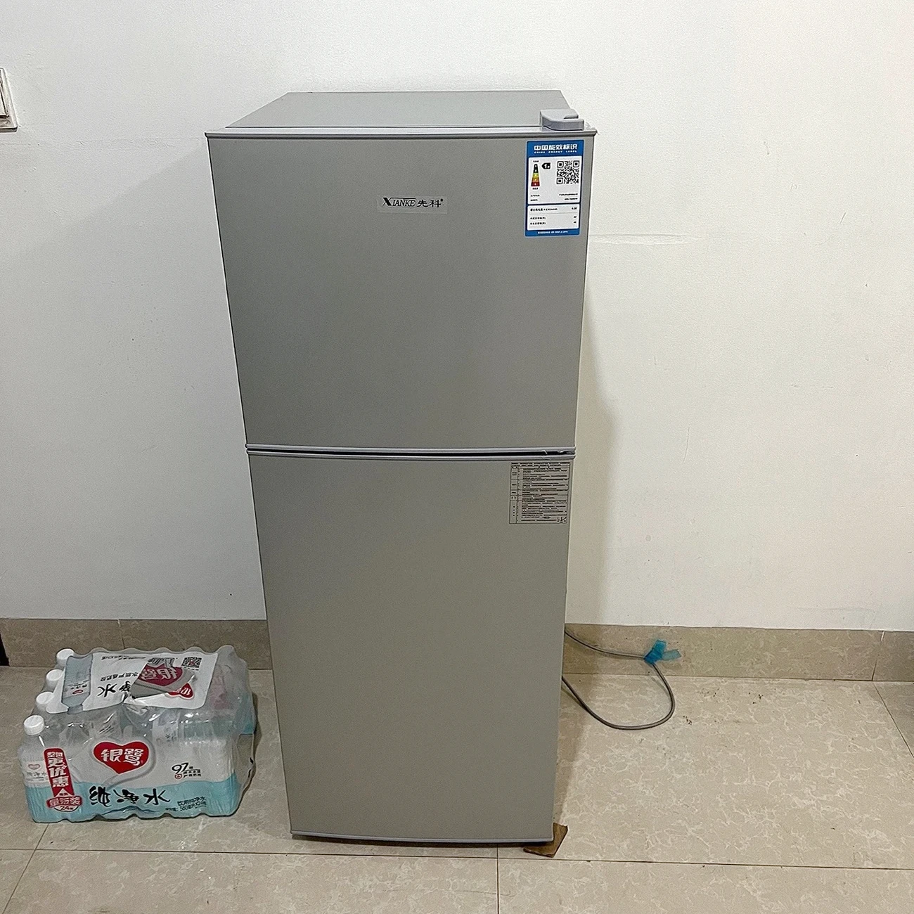 Холодильник C 156L для дома мини-холодильник с двумя дверцами маленький умный без