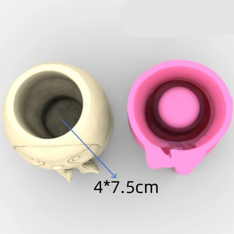 Ленивцы из бетона силиконовые формы сочные цветочные горшки глиняные для