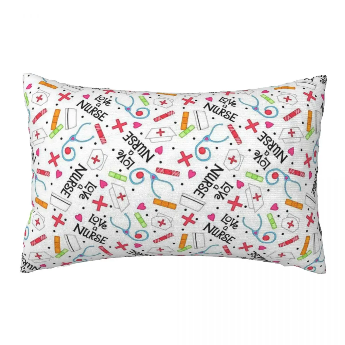 

Love A Nurse Decorative Pillow Covers Throw Pillow Cover Home Pillows Shells Cushion Cover Zippered Pillowcase