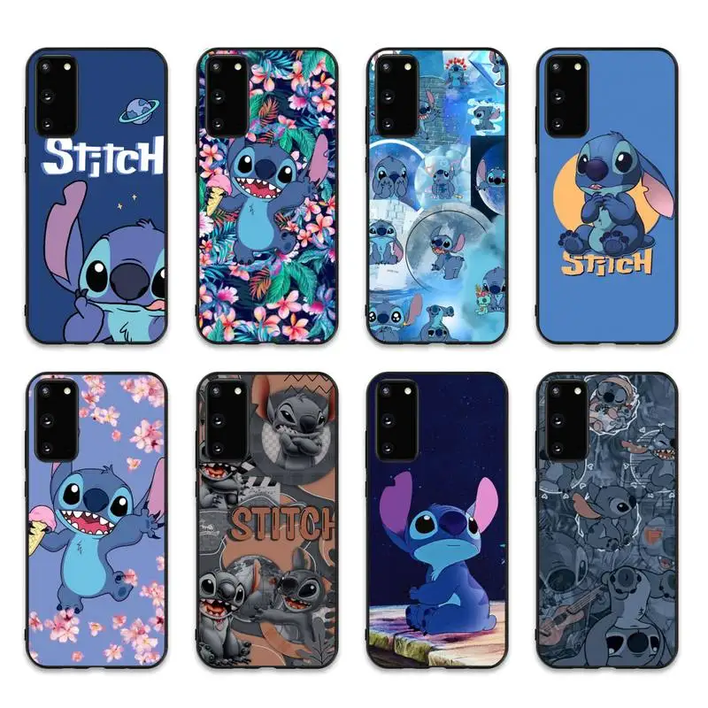 

Disney Lilo Stitch Phone Case for Samsung S10 21 20 9 8 plus lite S20 UlTRA 7edge