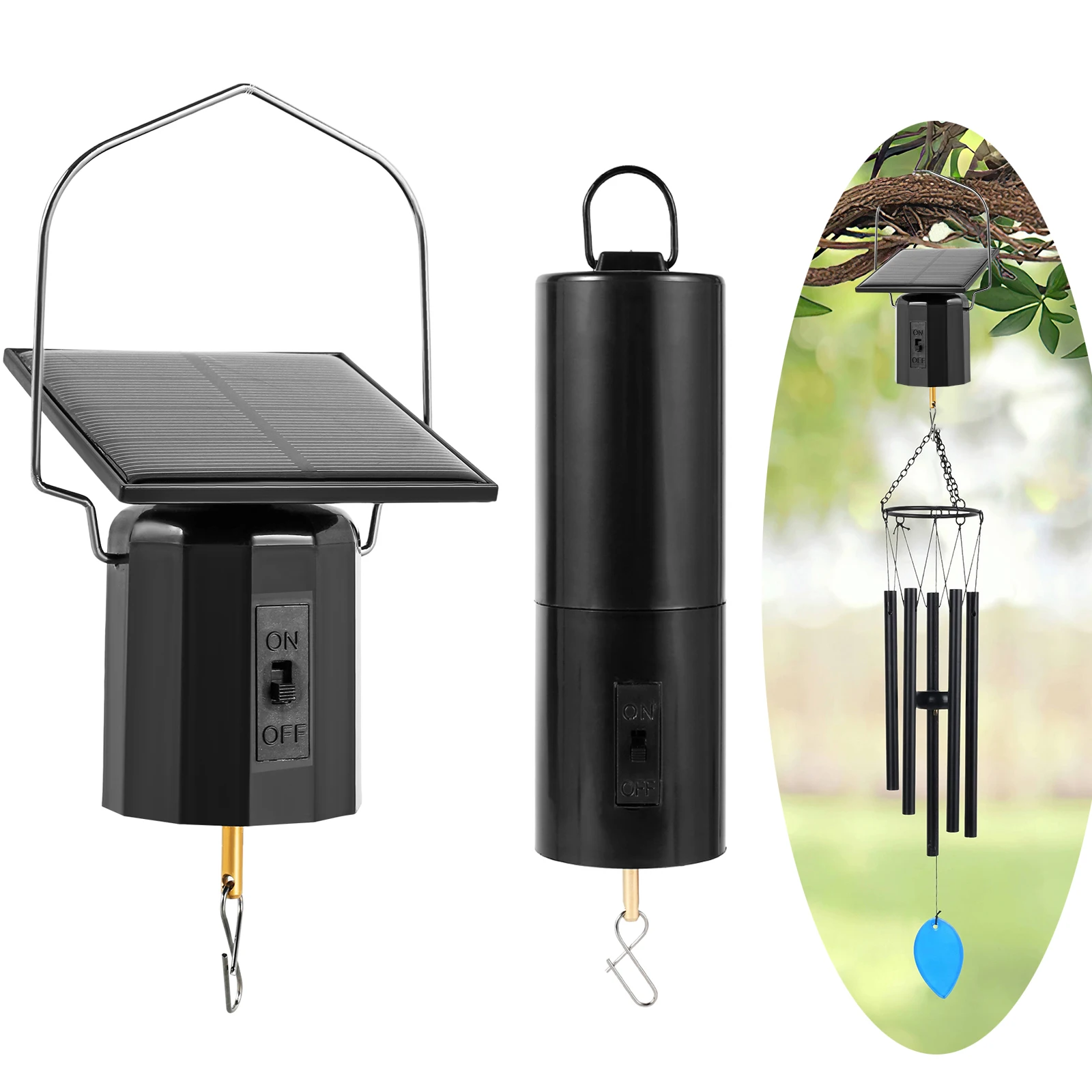 1/2 шт. вращающаяся батарея на солнечной батарее