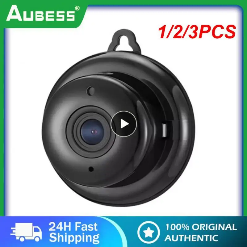 

1/2/3PCS Mini Surveillance WIFI Camera 1080P Wireless Indoor Camera Night Two Way Audio Motion Detection Baby