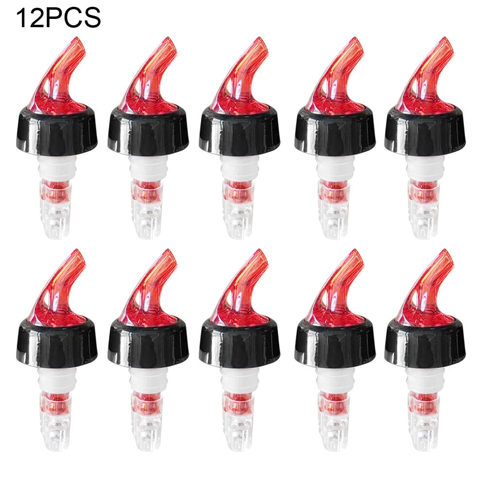 

12pcs Durable Home Party Leakproof Cocktail Dispenser Universal Drinks Wine Barware Liquor Bottle Pourer Quick Shot Easy Use