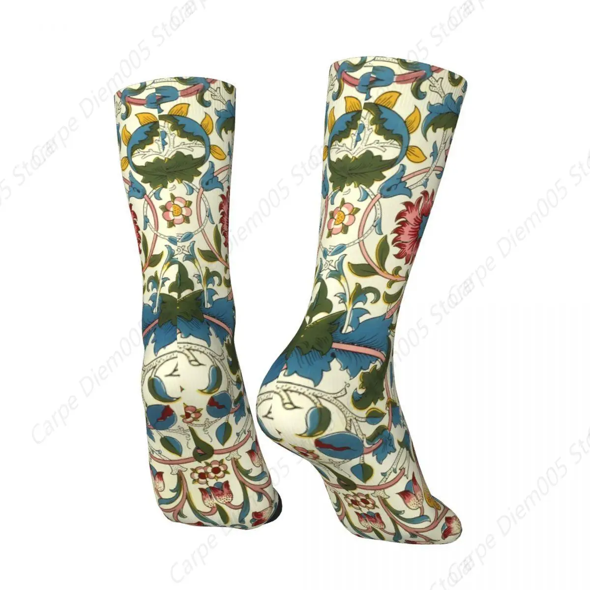 Мужские носки William Morris Lodden с принтом из полиэстера