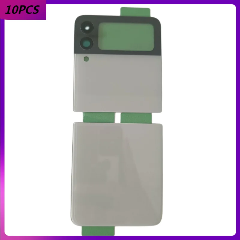 

10 шт./лот для Samsung Galaxy Z Flip 3 5G F711 стеклянная задняя крышка батарейного отсека чехол для Galaxy Z Flip3 Крышка батарейного отсека
