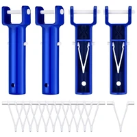 4pcs swimming pool vacuum head handles pool cleaning tool replacement accessories with 12pcs v shaped clip