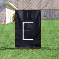 Kapler Baseball Target Cloth Pitching Backstop with Strike Zone Practice Training Aids Indoor Outdoor 4X6 Feet