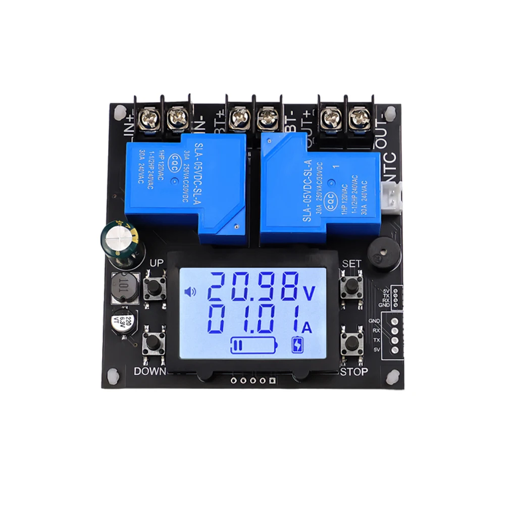 DC 10-110 В 30 А счетчик кулонов индикатор емкости аккумулятора тестер индикатор напряжения и тока автоматический разряд заряда аккумулятора