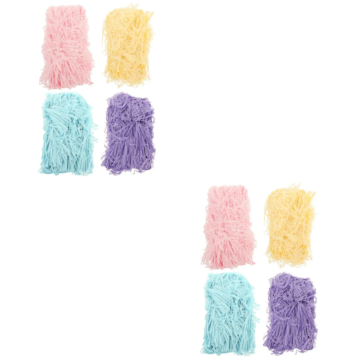 

8 Packs Shredded Paper Crinkle Cut Paper Shred Gift Box Filler Wedding Supplies