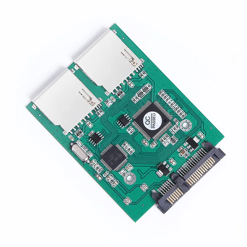 SP двойная SD-карта к SATA высокоскоростной двойной чип SD жесткий диск адаптер карты