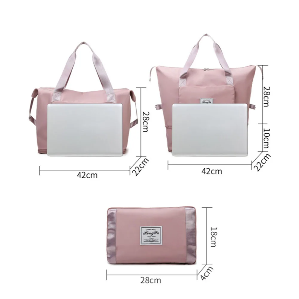 Folding Travel Bags Waterproof Tote Travel Luggage Bags for Women 2022 Large Capacity Multifunctional Travel Duffle Bags Handbag