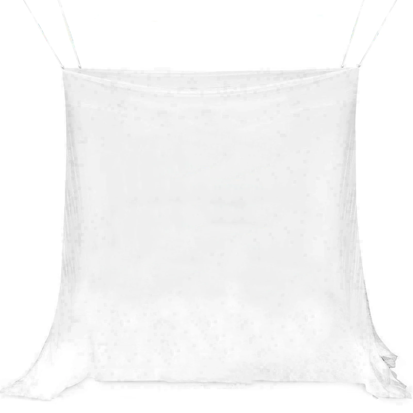 

Белый защитный спальный мешок, ультрабольшая портативная сетка от комаров для путешествий, кемпинга, вешалка с двумя отверстиями, простая у...