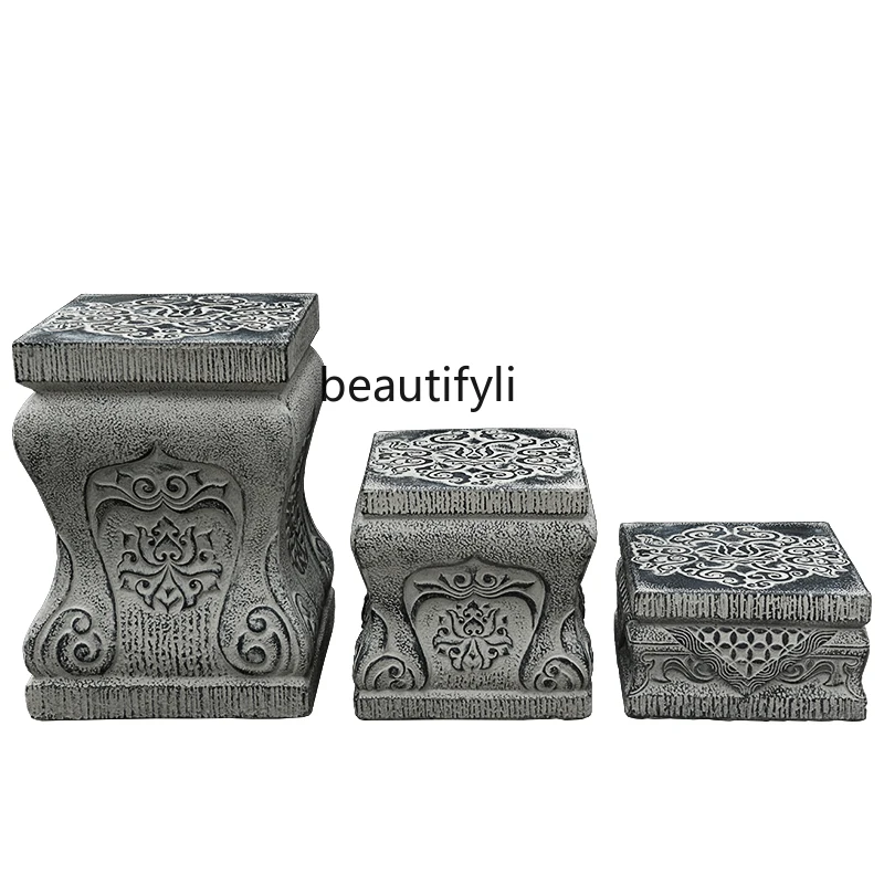 

Подставка для цветов zqретро, деревянная, для сада, бонсай