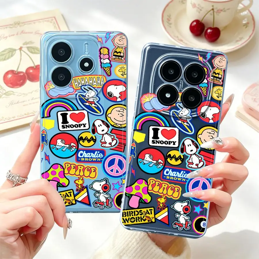 Фото Чехол S-noopys с эмблемой для Xiaomi Redmi Note 15 Pro 11S 14C Note 13 Note14 10S Note11 13C 12 9 10 A4 A7 12S, мягкий чехол для телефона №1