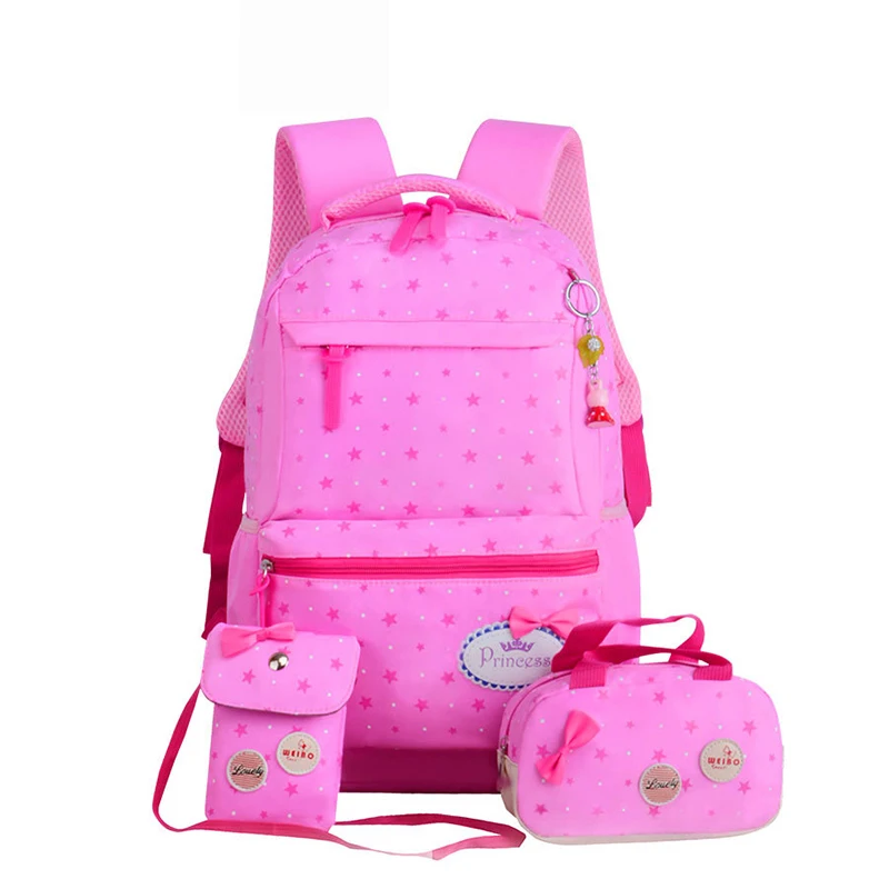 Teenagers girls Lightweight waterproof school bags star printing children school backpacks child orthopedics schoolbag bolsa sac
