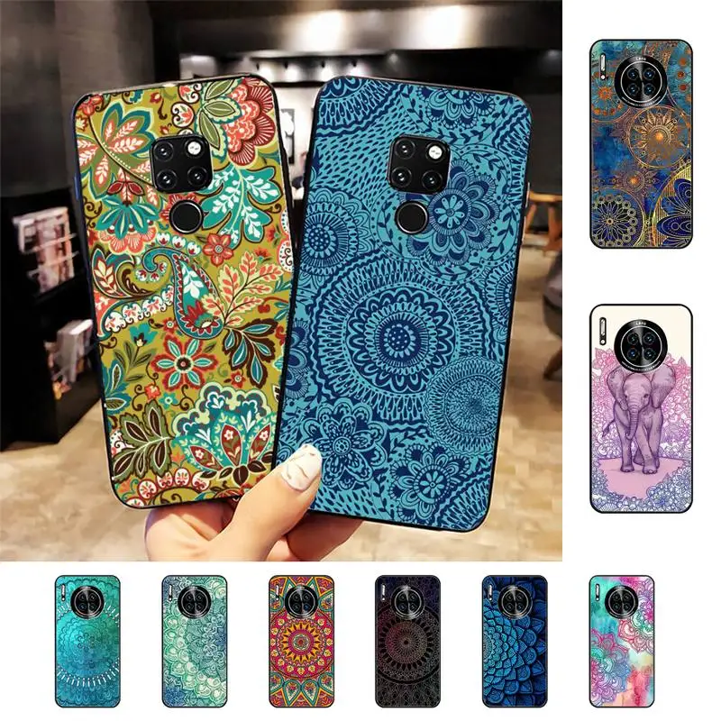 

Mandala Phone Case for Huawei Mate 20 10 9 40 30 lite pro X Nova 2 3i 7se
