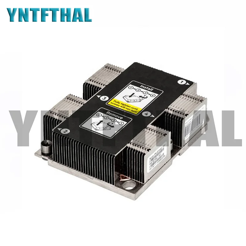 

New Heatsink 867651-001 DL360 DL360p G10 Heatsink Holder Base H72851+ 2 Pcs Cooling Fan 873580-001