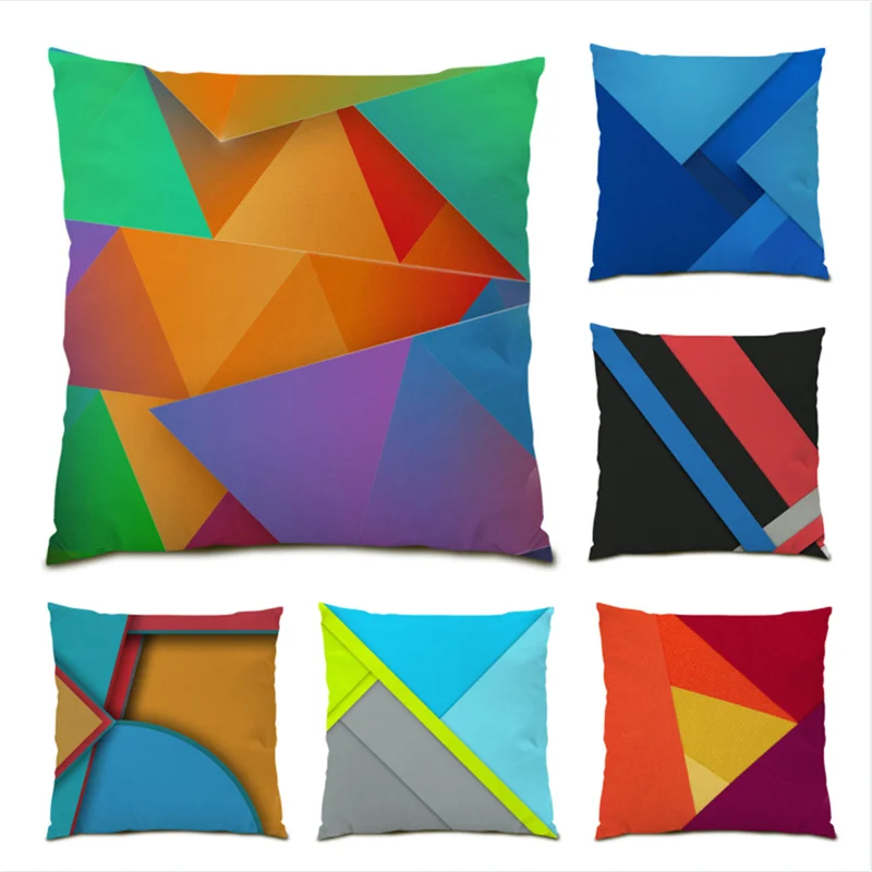 

Polyester Linen Sofas for Living Room Velvet 45x45 Cushions Covers Modern Home Colorful Decorative Pillowcase Comfortable E0644