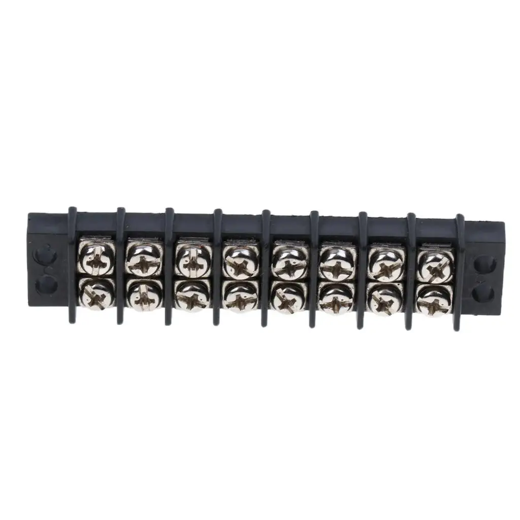 

Marine RV 8 Position 450V 30A Double Row Terminal Block Screw Bus Bar