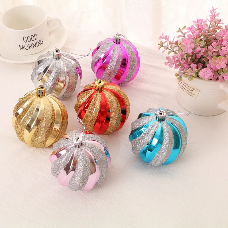 

12Pcs 6cm Christmas Ball Ornaments for Xmas Tree Hanging Pendant New Year Party Home Decor DIY Christmas Pine Tree Decoration