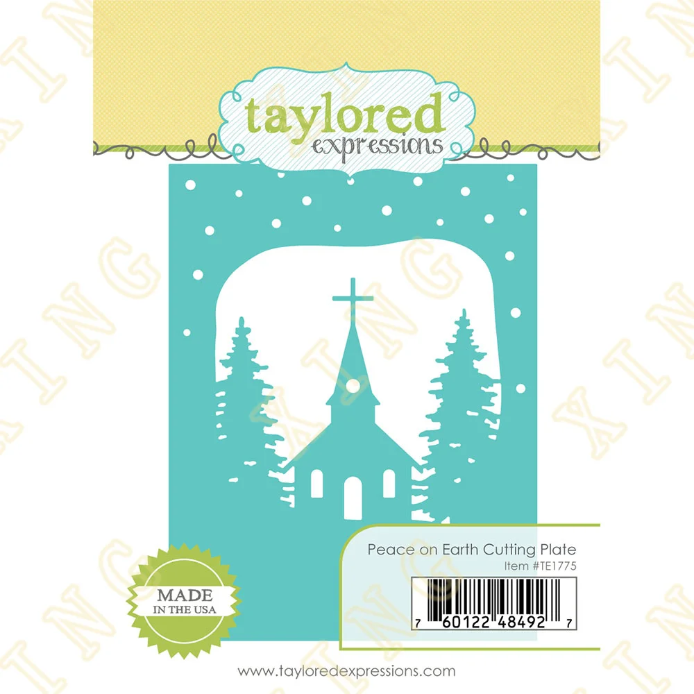 

New Arrival Peace on Earth Metal Cutting Dies Scrapbook Diary Decoration Stencil Embossing Template Diy Greeting Card Handmade