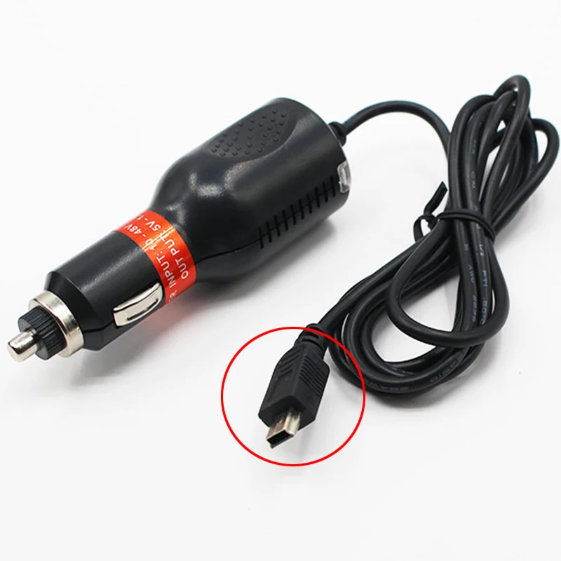 

Мини USB автомобильное зарядное устройство 12-48 В навигатор автомобильное зарядное устройство GPS автомобильный адаптер шнур питания зарядное устройство для автомобильного тахографа 350 см