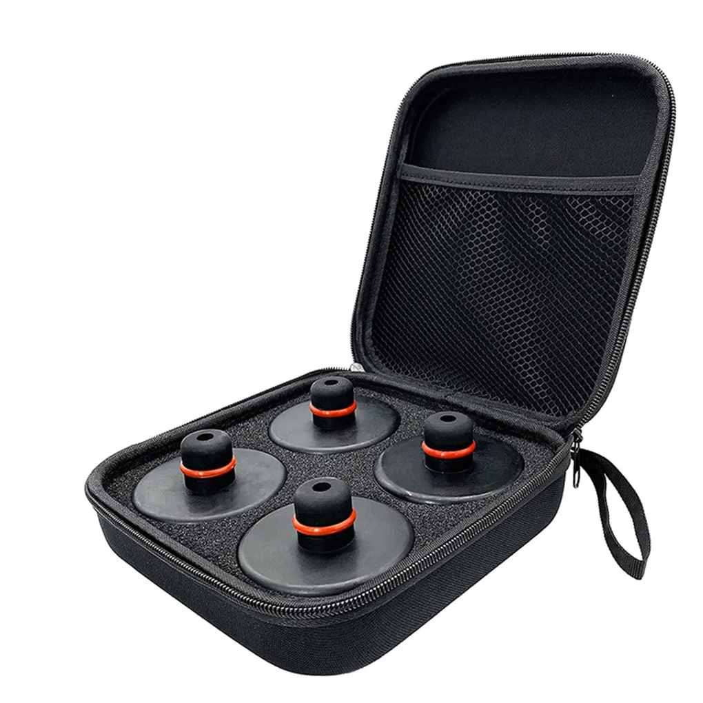 

4 Pieces Rubber Jack Pads Car Frame Safe Adapters Lifting Jacks Protectors