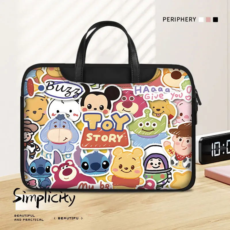 Сумка для ноутбука Disney Lilo &amp Stitch Mickey 14 16 15 6 дюймов сумка Macbook Air Pro через плечо