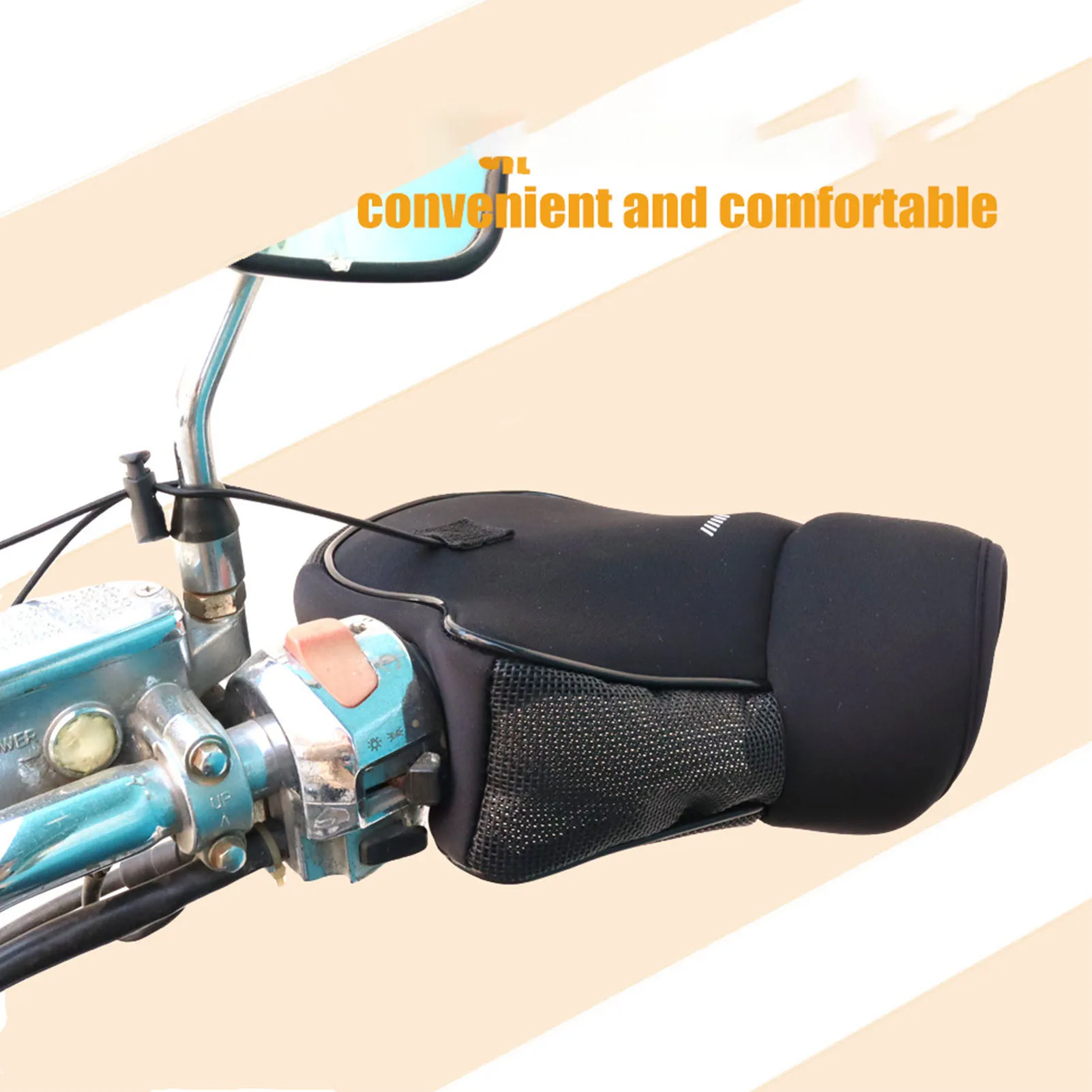 

Summer Motorcycle Handlebar Muffs Summer Sun Protection Gloves Waterproof Diving Fabric & Plastics Breathable Mesh With Wrist