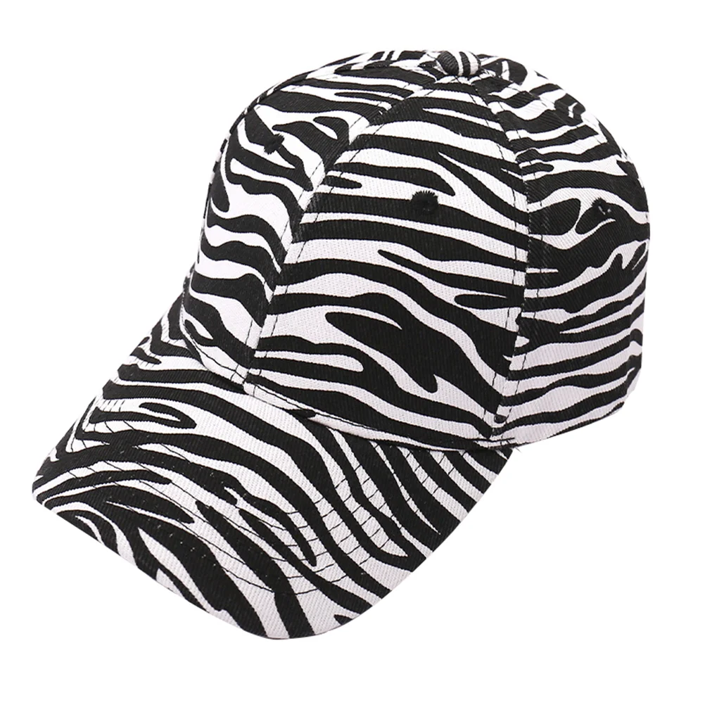 

Cow Print Baseball Cap Space Hat Sun Kids Summer Hats Caps Men Casual Printing Cow-Stripe