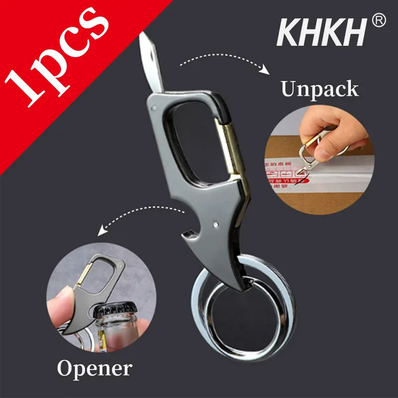 

Unpacking Knife Bottle Opener Keychains Beer Openerportable Beverage Drinking Opening Kitchen Party Supply Bar Tool