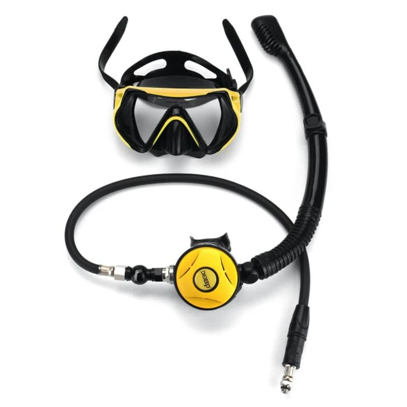 

DIDEEP 5 IN 1 Snorkeling Diving Equipment Respirator Snorkel Tube Pressure Reducer Valve Diving Regulator Diving