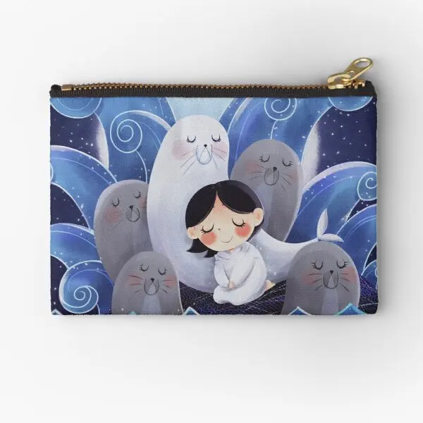 

Song Of The Sea Zipper Pouches Small Key Packaging Cosmetic Wallet Panties Women Underwear Bag Storage Socks Coin Pure Pocket