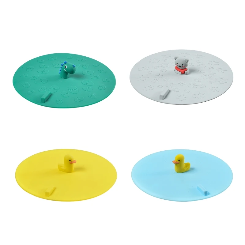 

67JB Bathroom Floor Drain Cover Silicone Drain Stopper Kitchen Sink Deodorant Insect-proof Sealing Plug Universal Round Cover