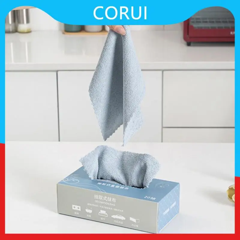 

Suction Dry And Wet Kitchen Clean Dishcloth 1pcs Scouring Pad Reused Dishwashing Towel Modern Simplicity Simple Rag 22×22cm