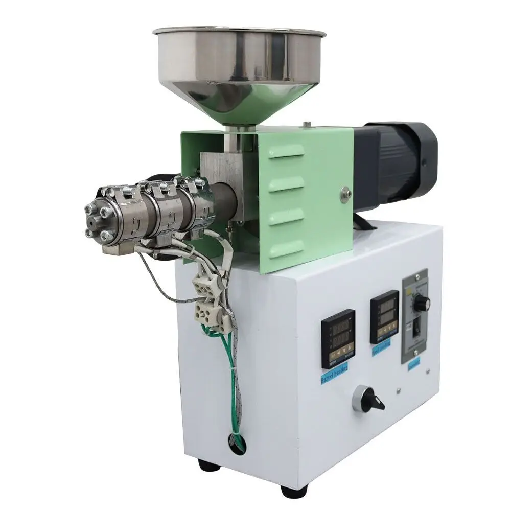 SJ15 Мини-настольный экструдер с одним винтом 14:1 L/D Экструзия пластиковой нити для