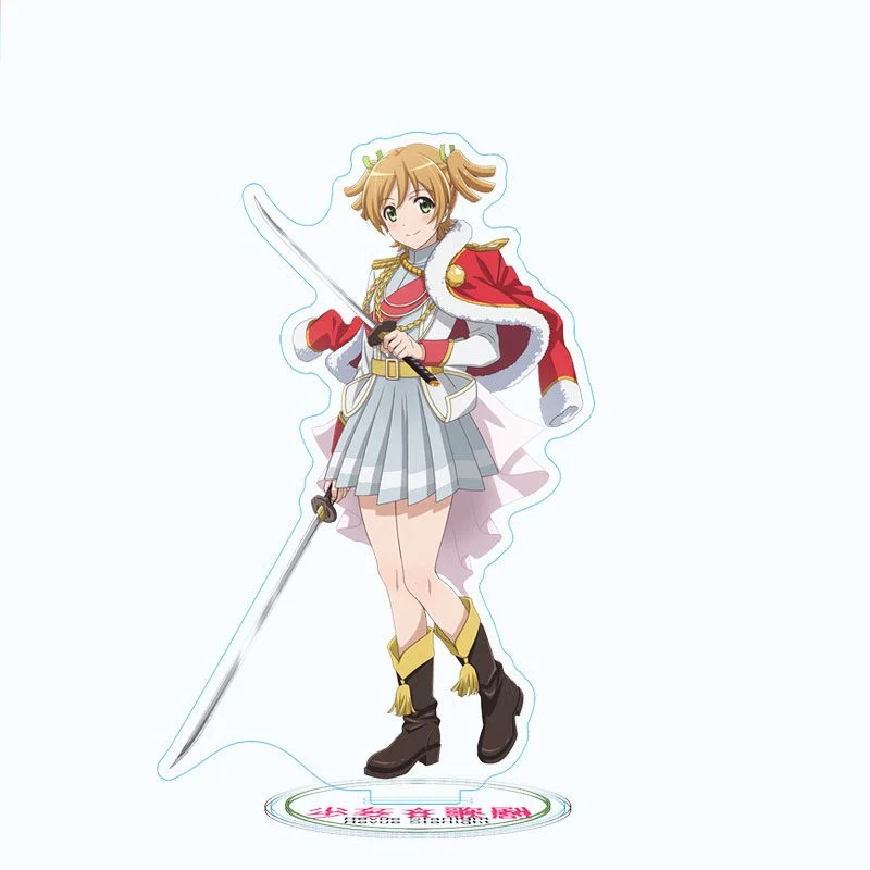 Фото Акриловая фигурка-подставка Revue Starlight: Айё Карен, Кагура Хикари, Сайё Куродину. Декор для косплея, мультяшный брелок. №3