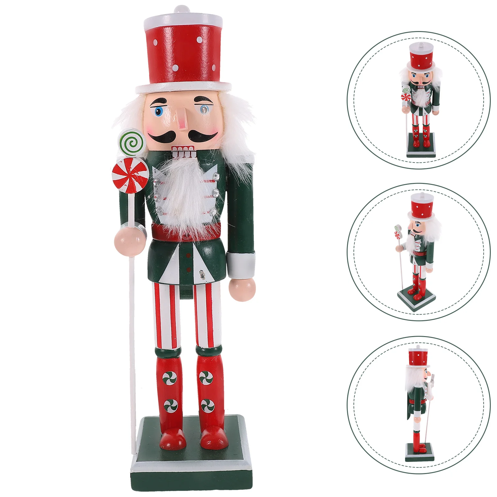 

Nutcracker Soldier Christmas Decor Xmas Party Wooden Nutcrackers Decorations Holiday Festival For Desktop Unique Figures