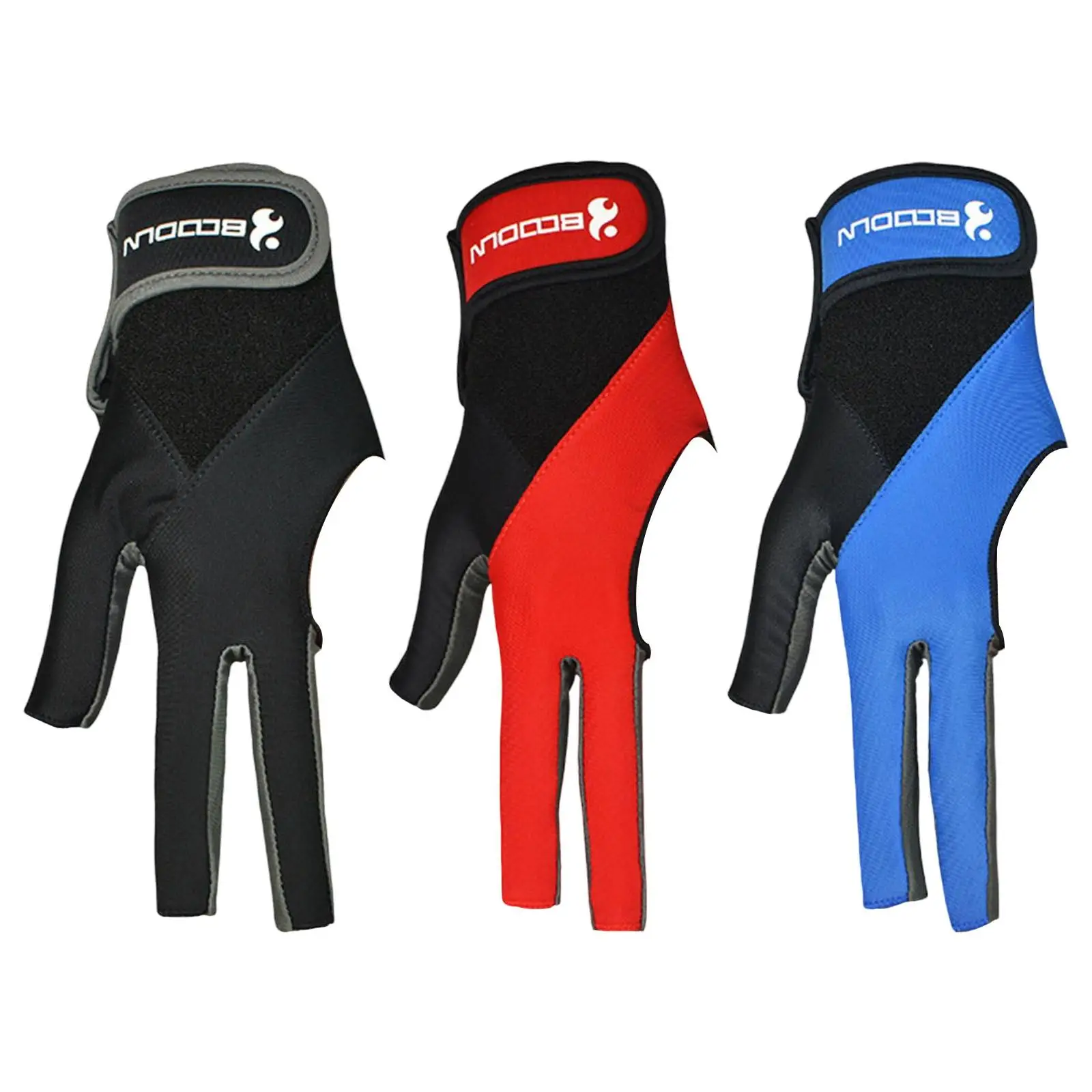 

3 Finger Billiards Glove Snooker Cue Glove Game Gloves Unisex