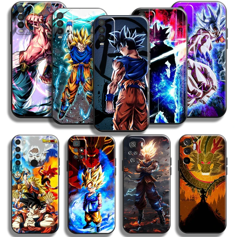 

Dragon Ball Super Goku Anime For Xiaomi Redmi Note 10 10S 10T 9 9S 9T 5G 8 8T Pro Case For Redmi 10 9 9T 9A 9C 8 8A Phone Case