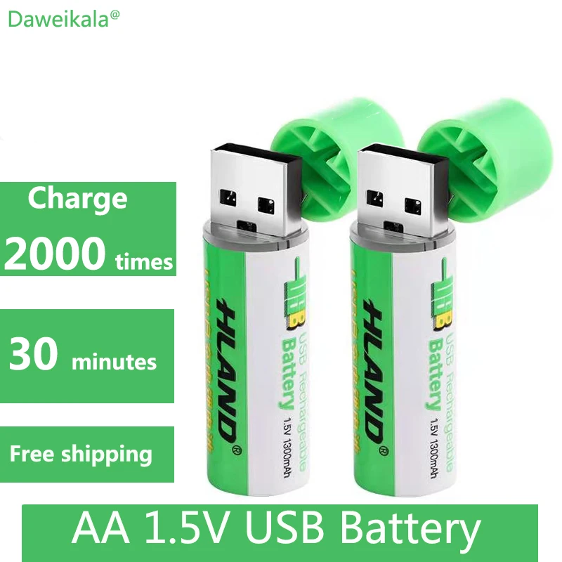 

Аккумуляторные батареи большой емкости 1,5 в AA 1800 мАч, USB, перезаряжаемые литий-ионные батареи, пульт дистанционного управления, беспроводная мышь + кабель