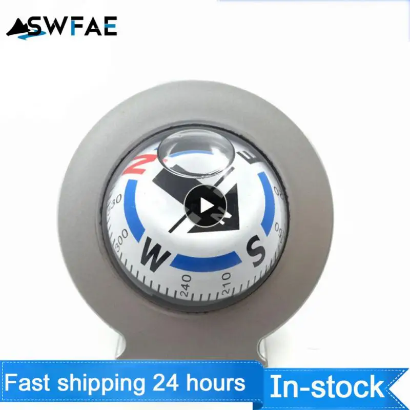 

1~10PCS Emergency Automotive Compass Large White Ball Lc600 Car Decoration Guide Tool Tour Outdoors Gift